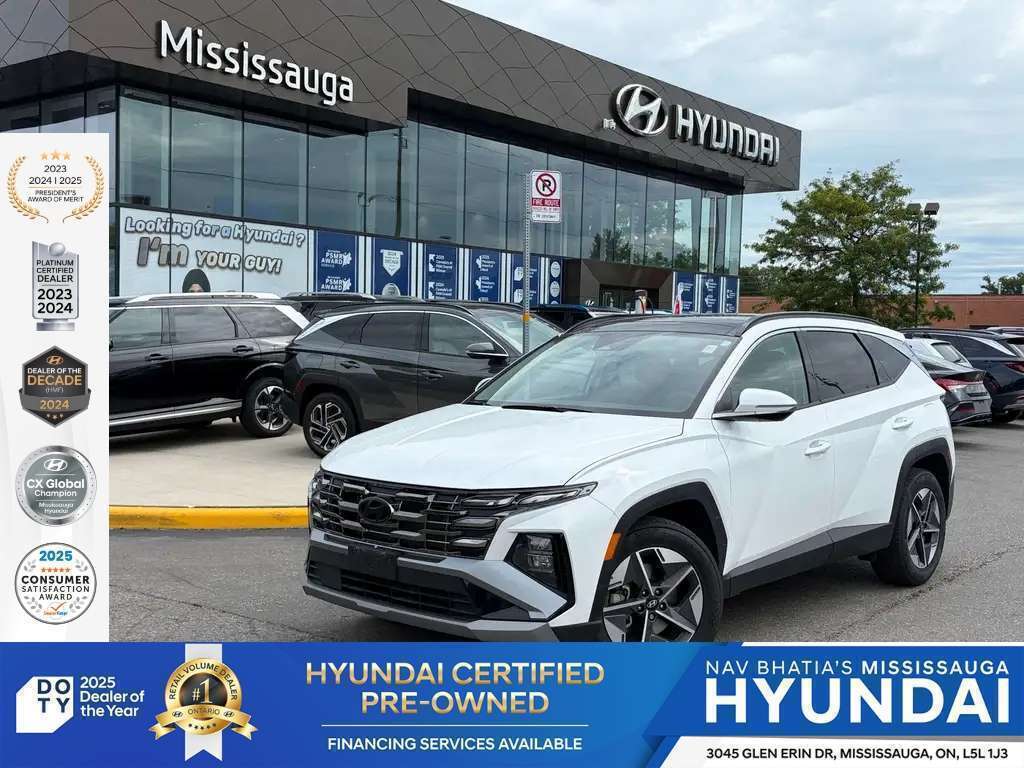 White 2025 Hyundai Tucson SUV / Crossover All-Wheel Drive Automatic