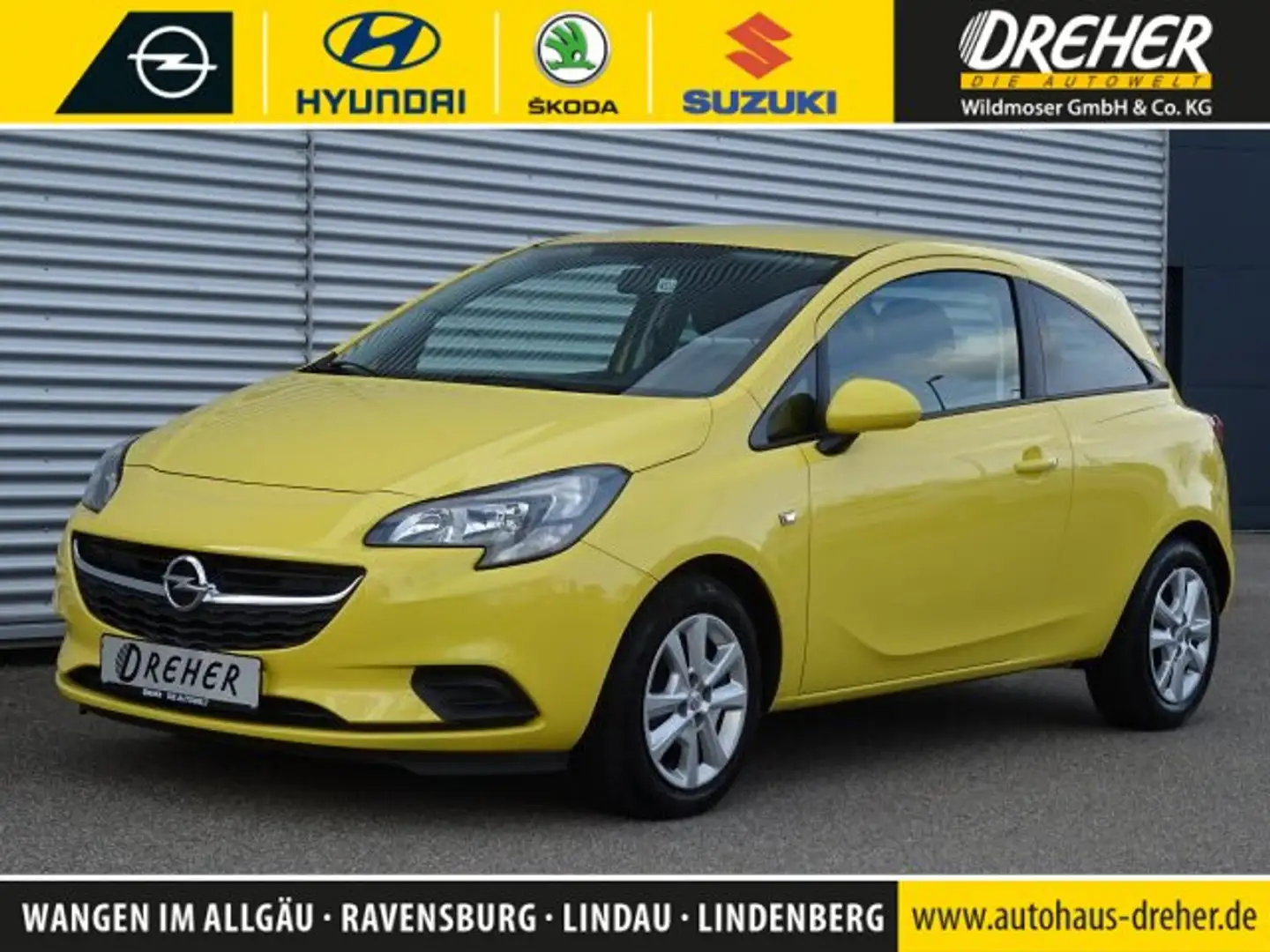 Opel Corsa Corsa 1.4 Edition Klima/Sitzhzg./MF-Lenkrad/BC Geel - 1