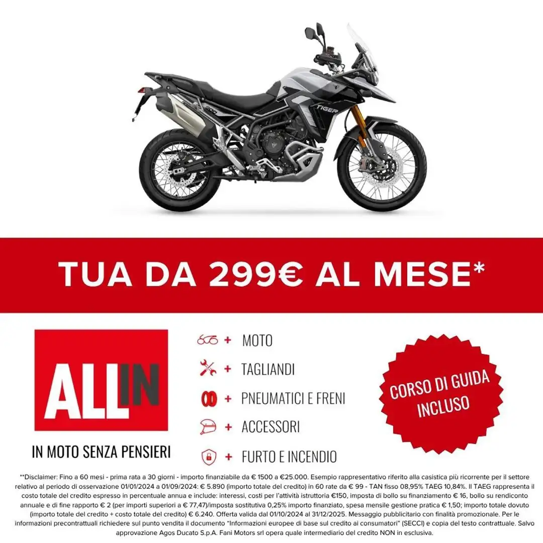 Triumph Tiger 900 2024 Bianco - 2