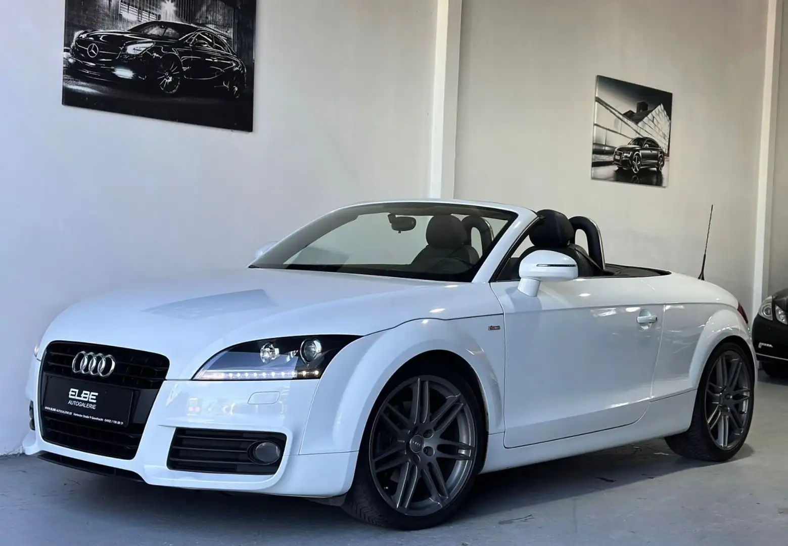Audi TT Cabrio 1.8 TFSI S-Tronic S-Line Sport Voll Weiß - 2