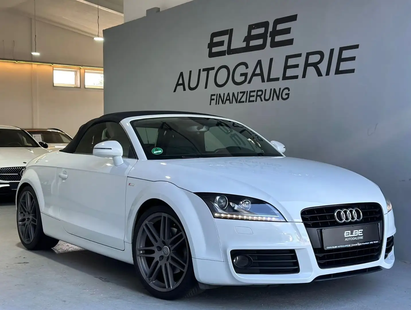 Audi TT Cabrio 1.8 TFSI S-Tronic S-Line Sport Voll Weiß - 1