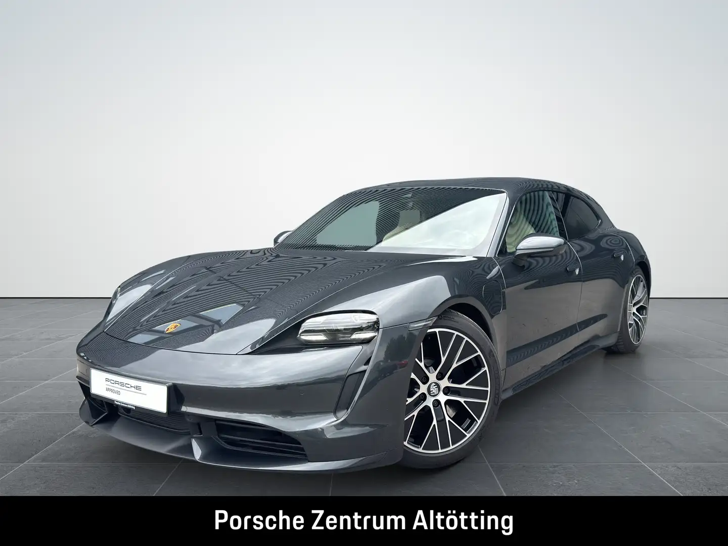 Porsche Taycan Turbo Sport Turismo | Hinterachslenkung | Grau - 2