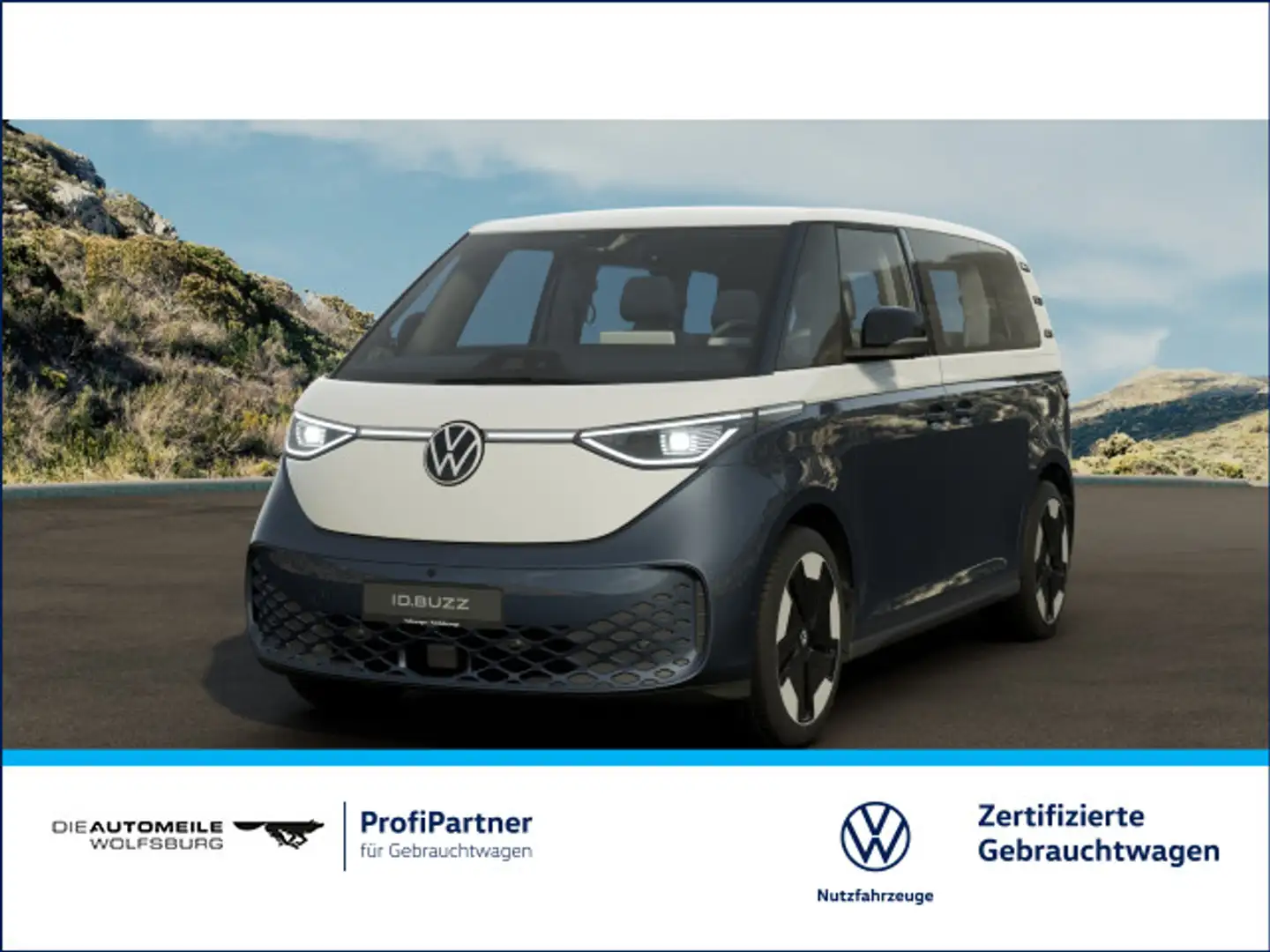 Volkswagen ID. Buzz ID.Buzz Pro KR Pro AHK/Kamera/Matrix/Alu 21" Blanc - 1