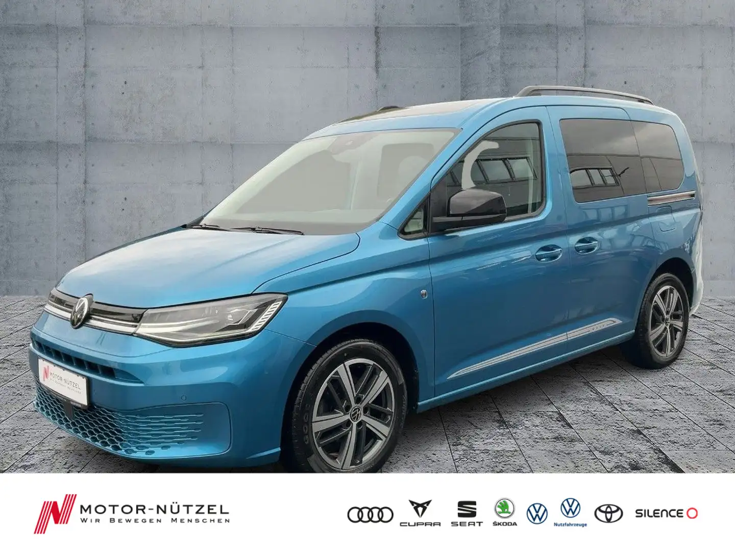 Volkswagen Caddy 2.0 TDI LIFE LED+RFK+ACC+SHZ+LM+PANO Blu/Azzurro - 1