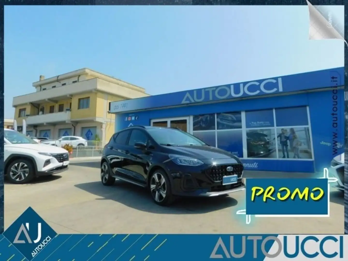 Ford Fiesta 1.0 Ecoboost Hybrid 125 CV Active Nero - 1