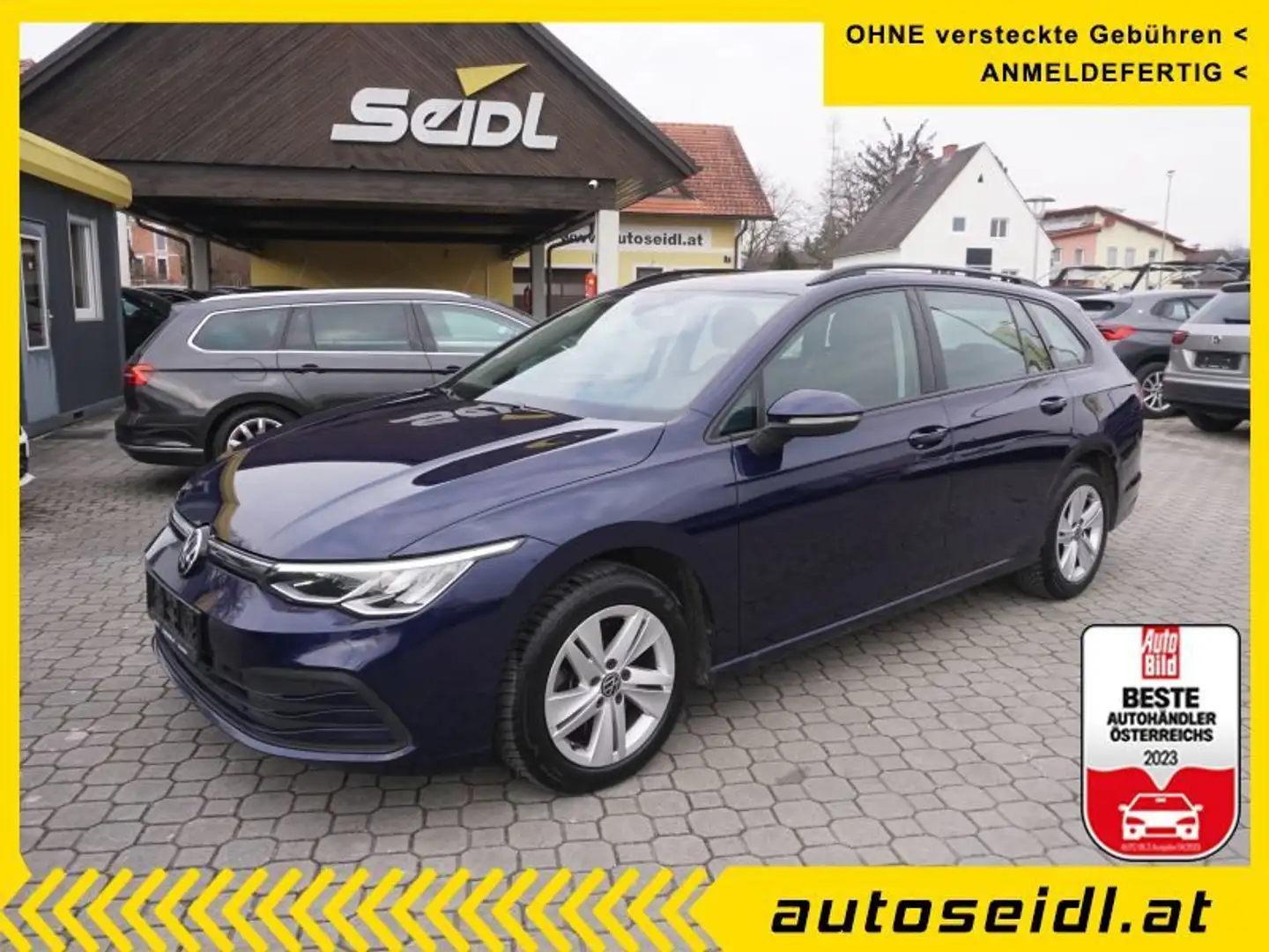 Volkswagen Golf Variant 2,0 TDI Life DSG *VIRTUAL+NAVI+LED* Blau - 1