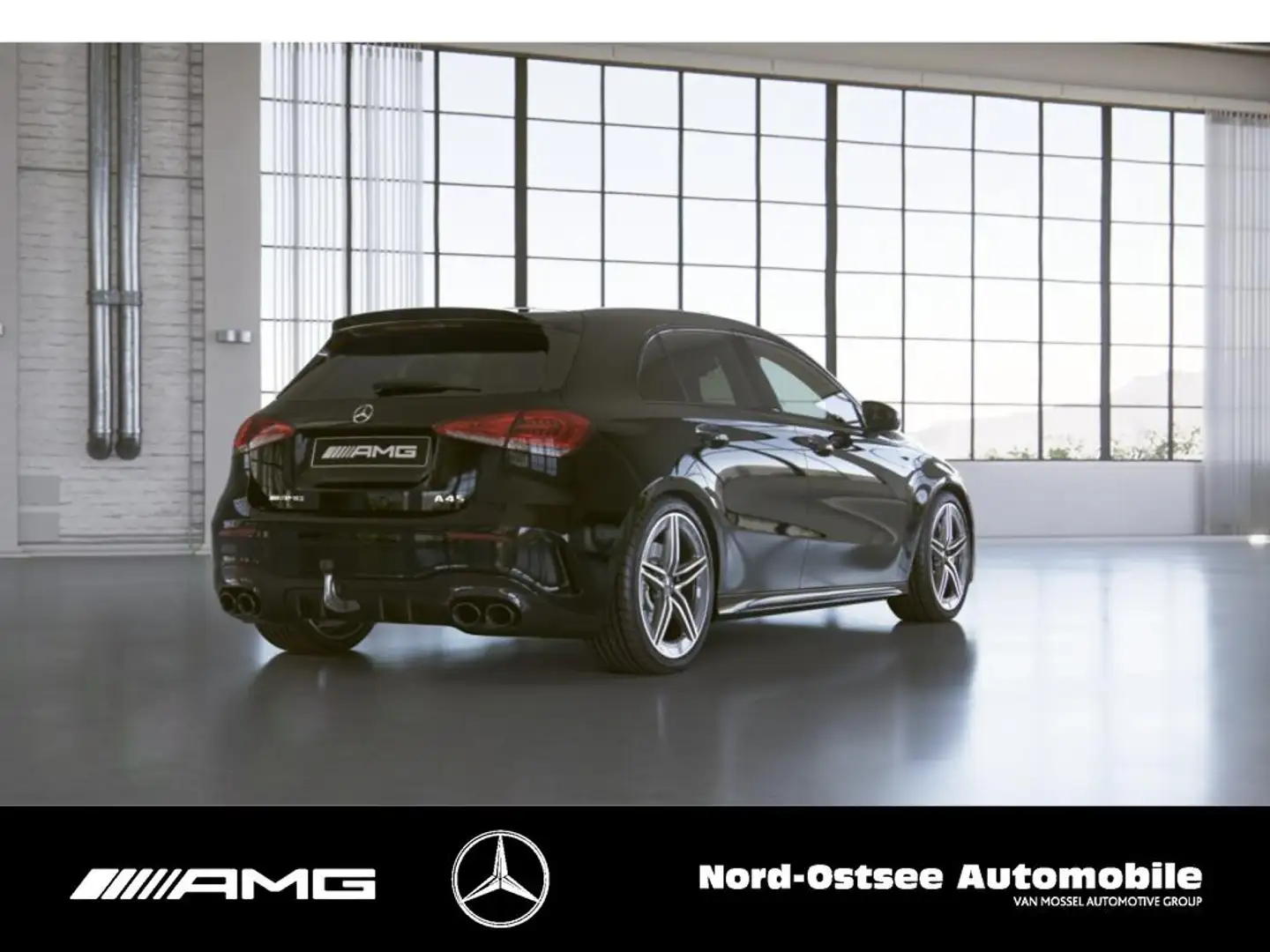 Mercedes-Benz A 45 AMG 4M+  NAVI 360 BURMESTER AMBIENTE LED Schwarz - 2