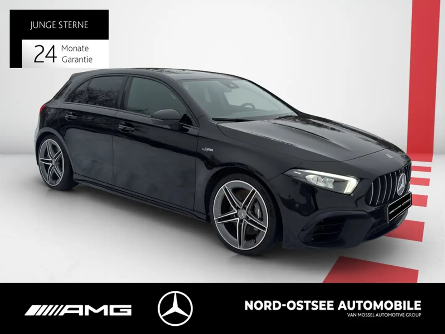 Mercedes-Benz A 45 AMG 4M+  NAVI 360 BURMESTER AMBIENTE LED Noir - 2