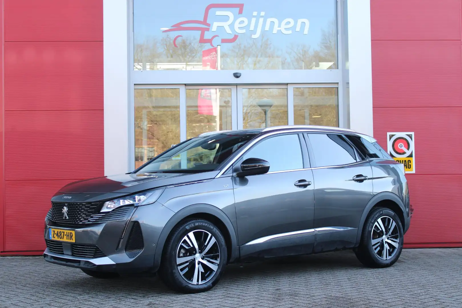 Peugeot 3008 1.2 Hybrid 136PK GT | 360° CAMERA | NAVIGATIE | AD Grijs - 1