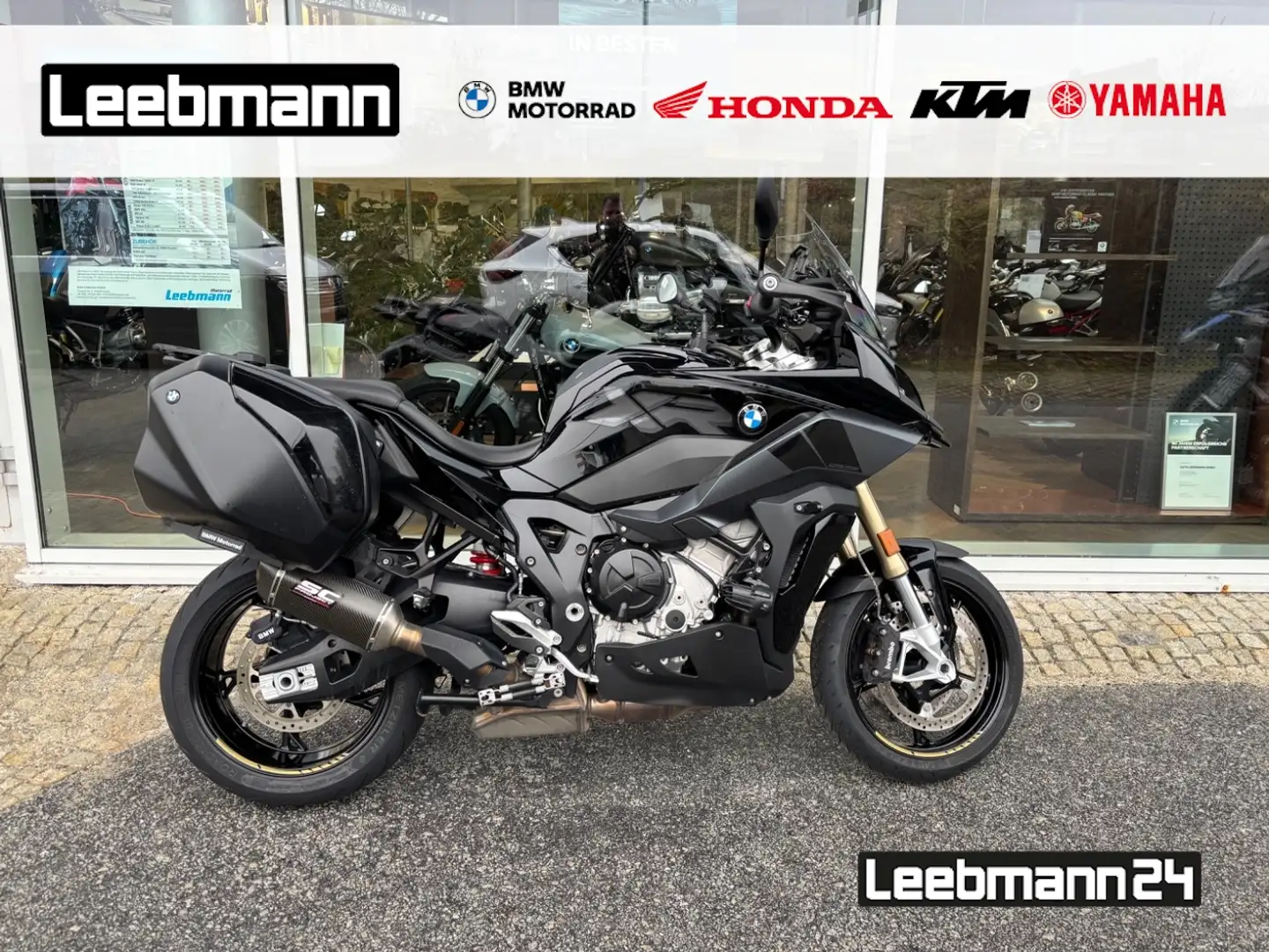 BMW S 1000 XR Triple Black Koffersystem SC-Project Sportauspuff Fekete - 1