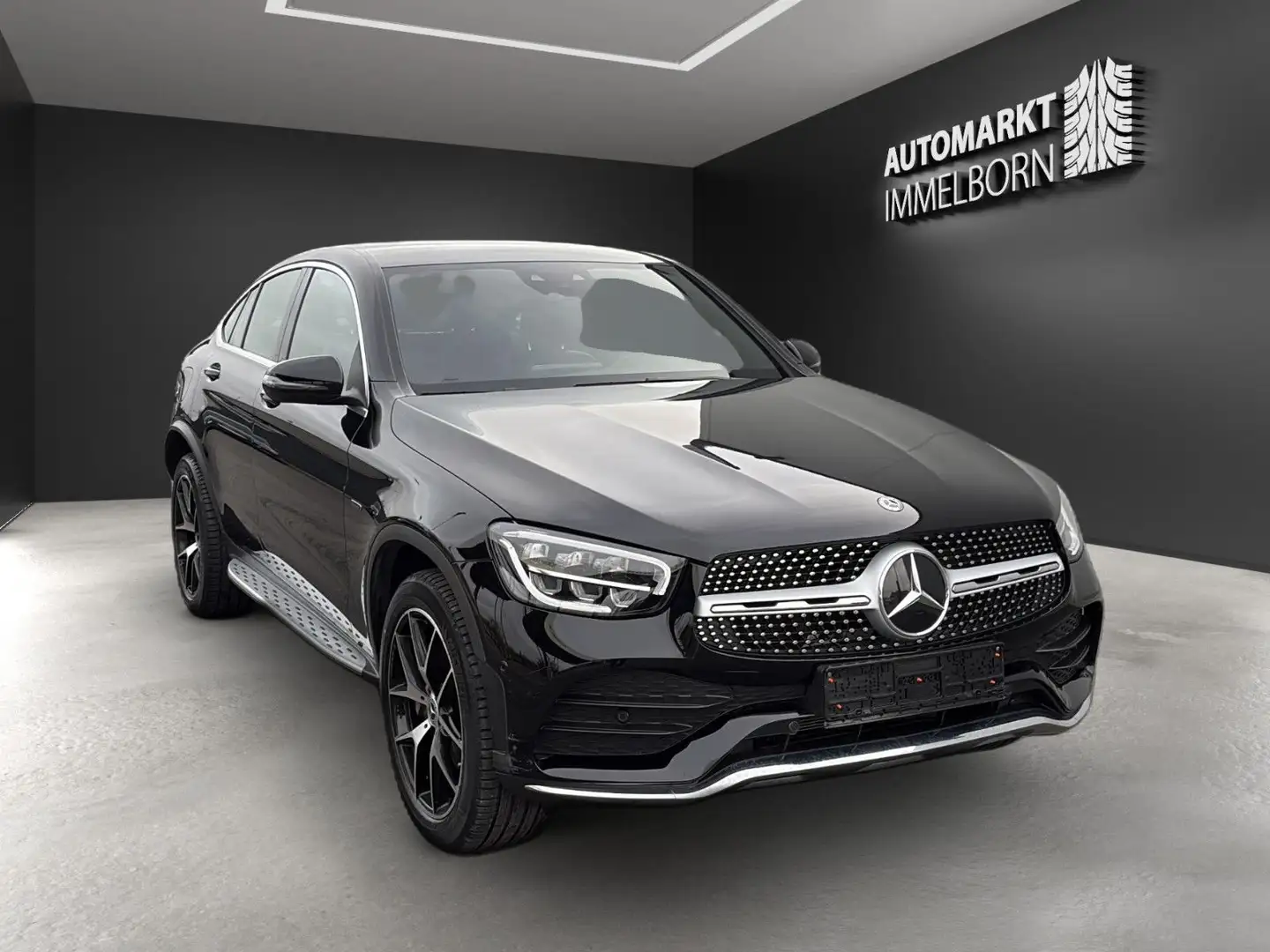 Mercedes-Benz GLC 300 e AMG Coupe VollLeder*Burmest*20*Kamera Negru - 2