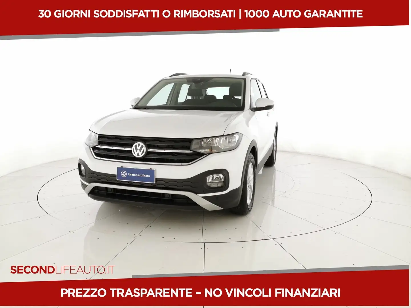 Volkswagen T-Cross 1.6 tdi Advanced 95cv dsg Bianco - 1