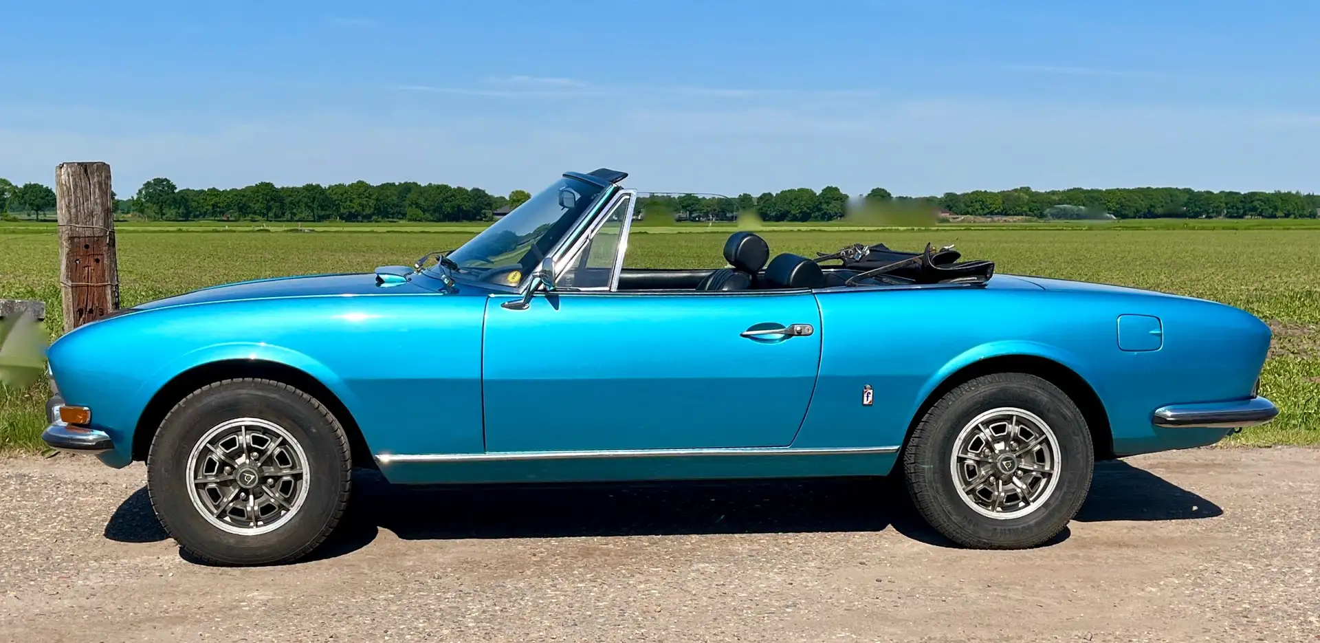 Peugeot 504 2.0 Cabrio Inj. Blauw - 2