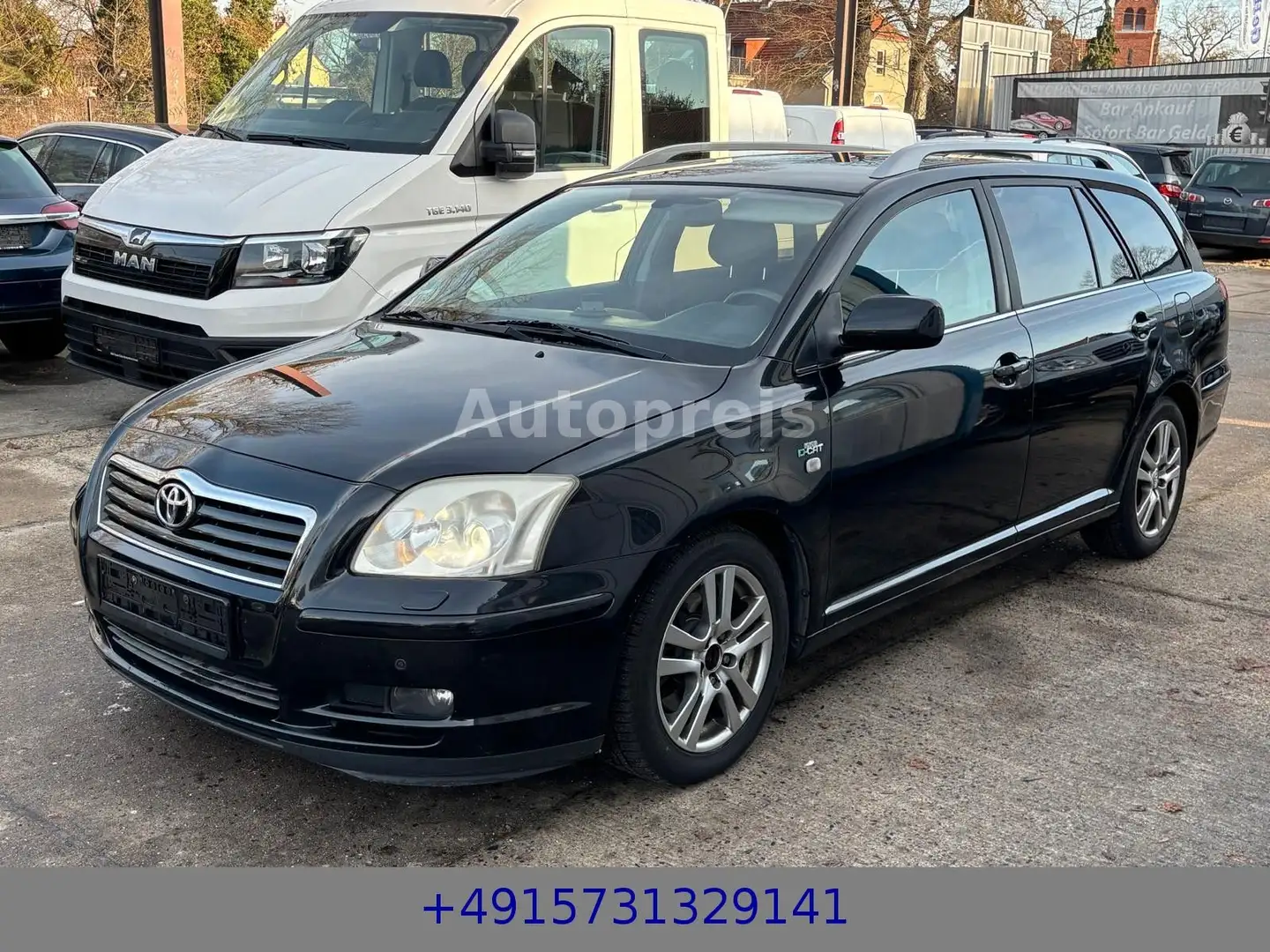 Toyota Avensis 2,2-l-D-CAT Klima AHK PDC SHZ Tempomat Schwarz - 1