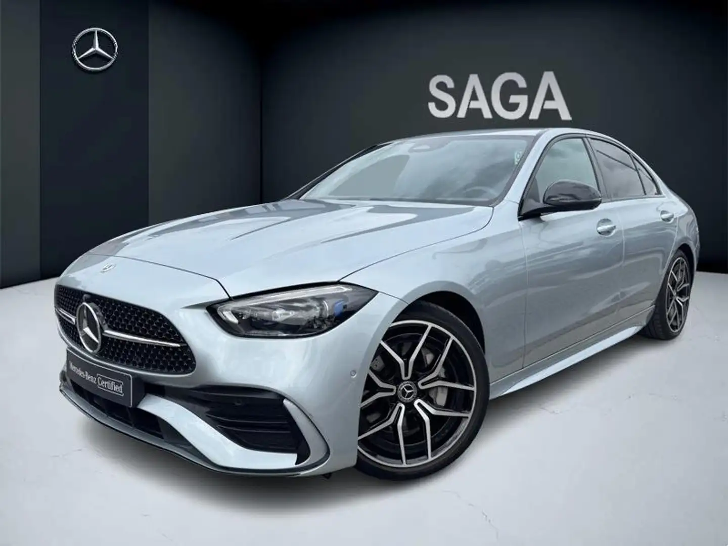 Mercedes-Benz C 200 d AMG Line Grijs - 1