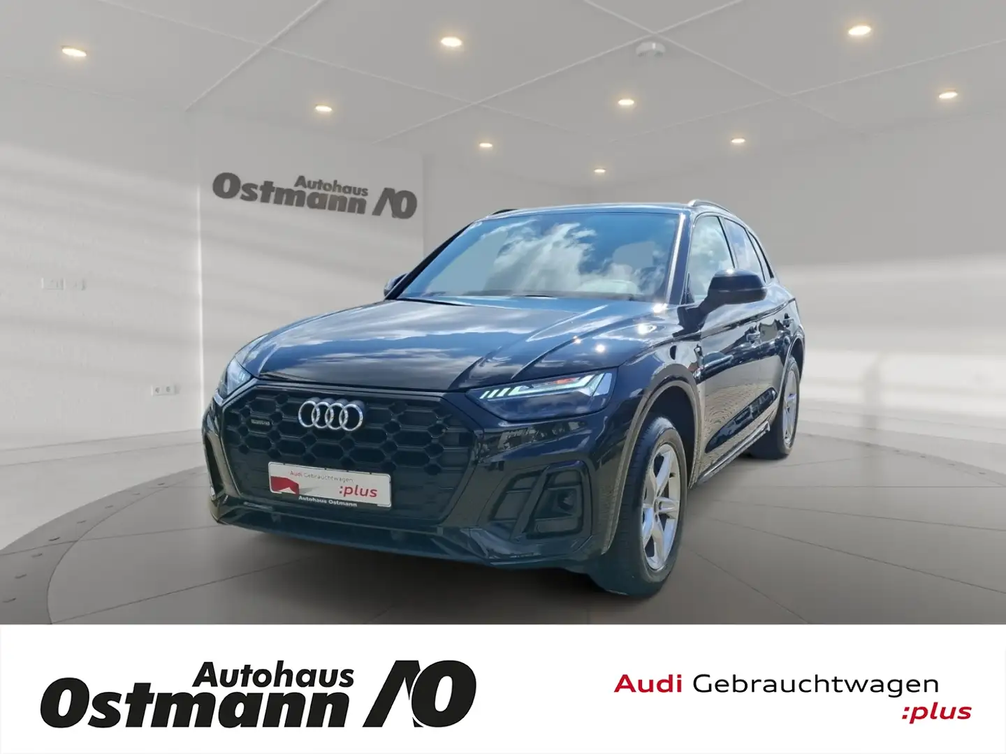Audi Q5 40 TDI quattro S-Line AHK STH RFK Matrix Navi Schwarz - 1