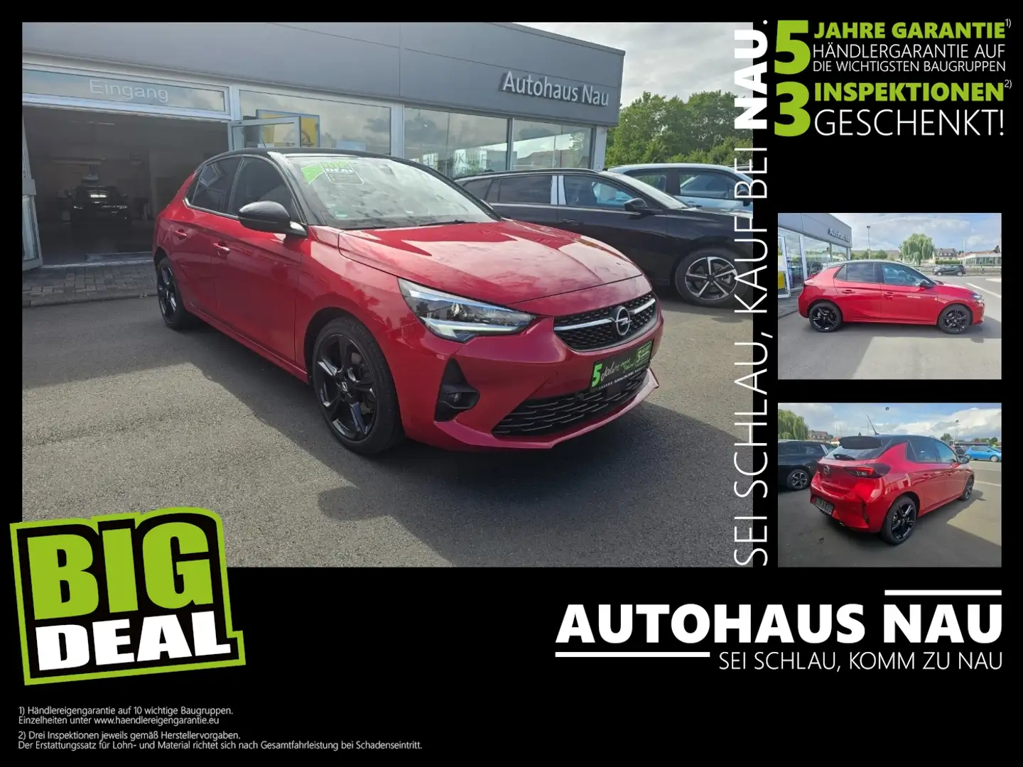 Opel Corsa GS Line 1.2 Turbo inkl. BigDeal Rouge - 1