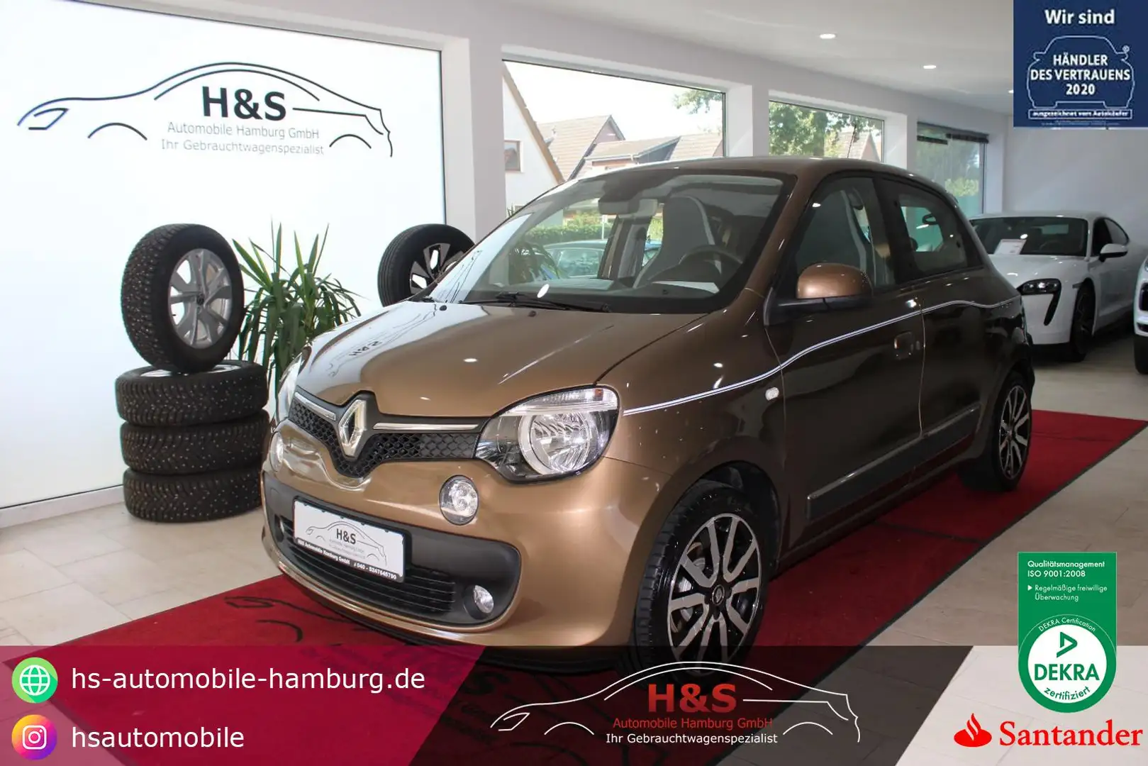 Renault Twingo Energy TCe *AUTOMATIK*TEMPOMAT*KLIMA*LED Bruin - 1