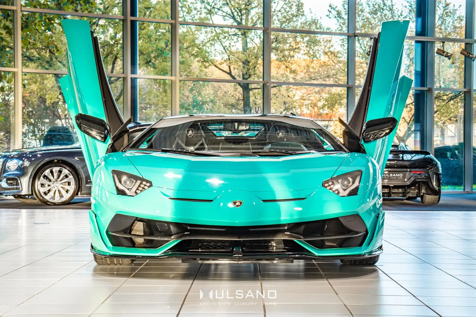 Lamborghini Aventador SVJ Roadster - BLU GLAUCO AD PERSONAM Blau - 2