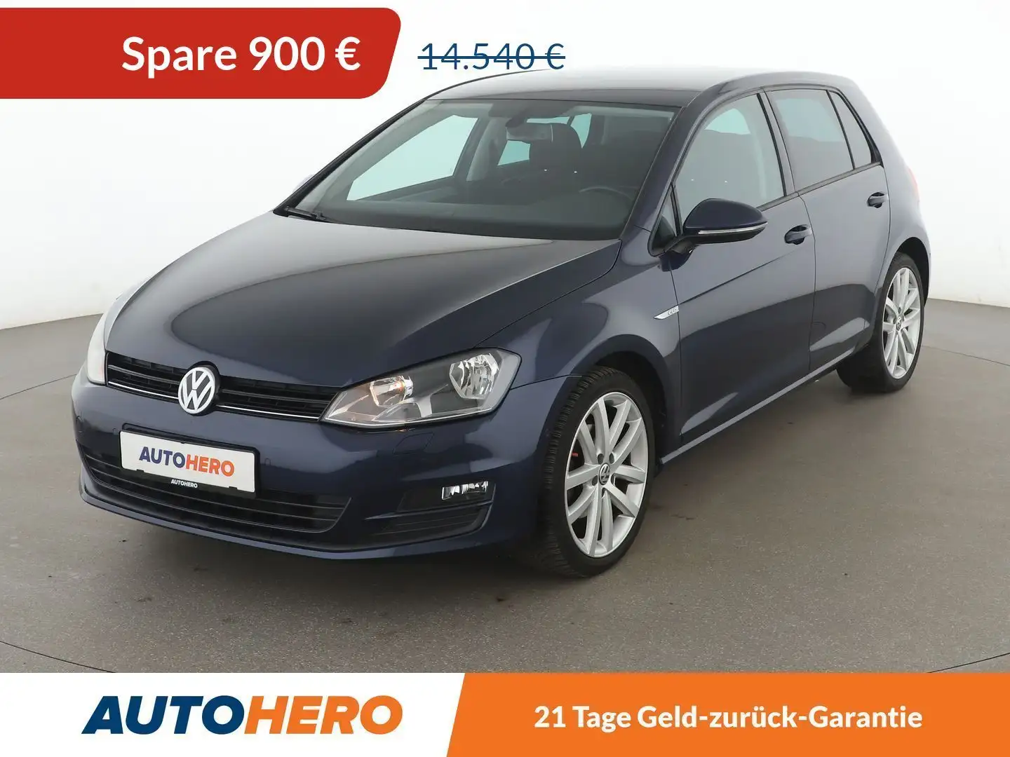 Volkswagen Golf 1.4 TSI Cup BMT Aut.*PDC*SHZ*KLIMA* Blau - 1
