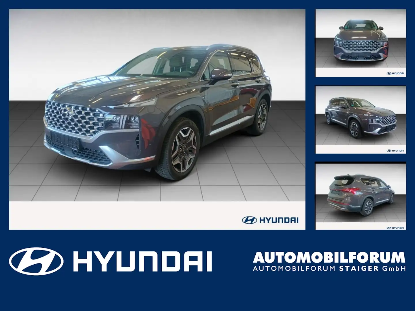 Hyundai SANTA FE 1.6 T-GDI 5-Sitzer Prime Matrix 2xKlima Braun - 1