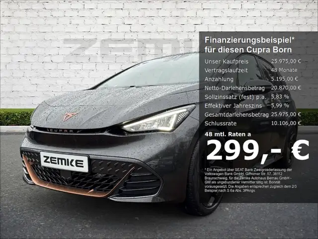 CUPRA Born HUD AD Panorama Navi Digitales Cockpit Soundsystem