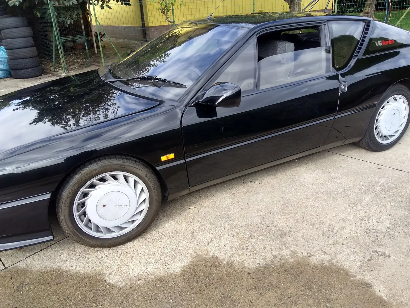 Renault Alpine V6 turbo Zwart - 2