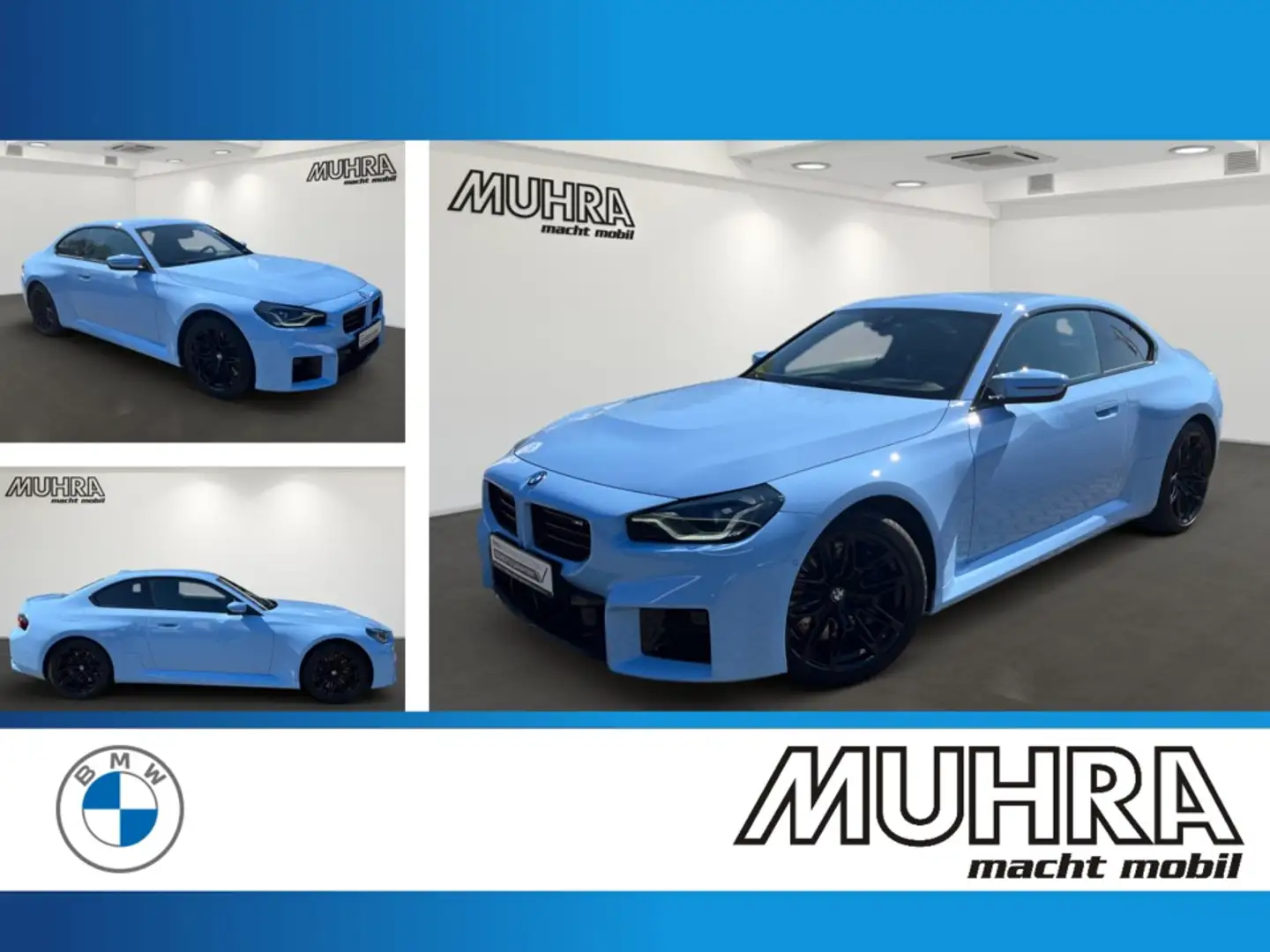 BMW M2 Coupe 19"/20" HUD LC Prof. ACC H/K LED Memory Синій - 1