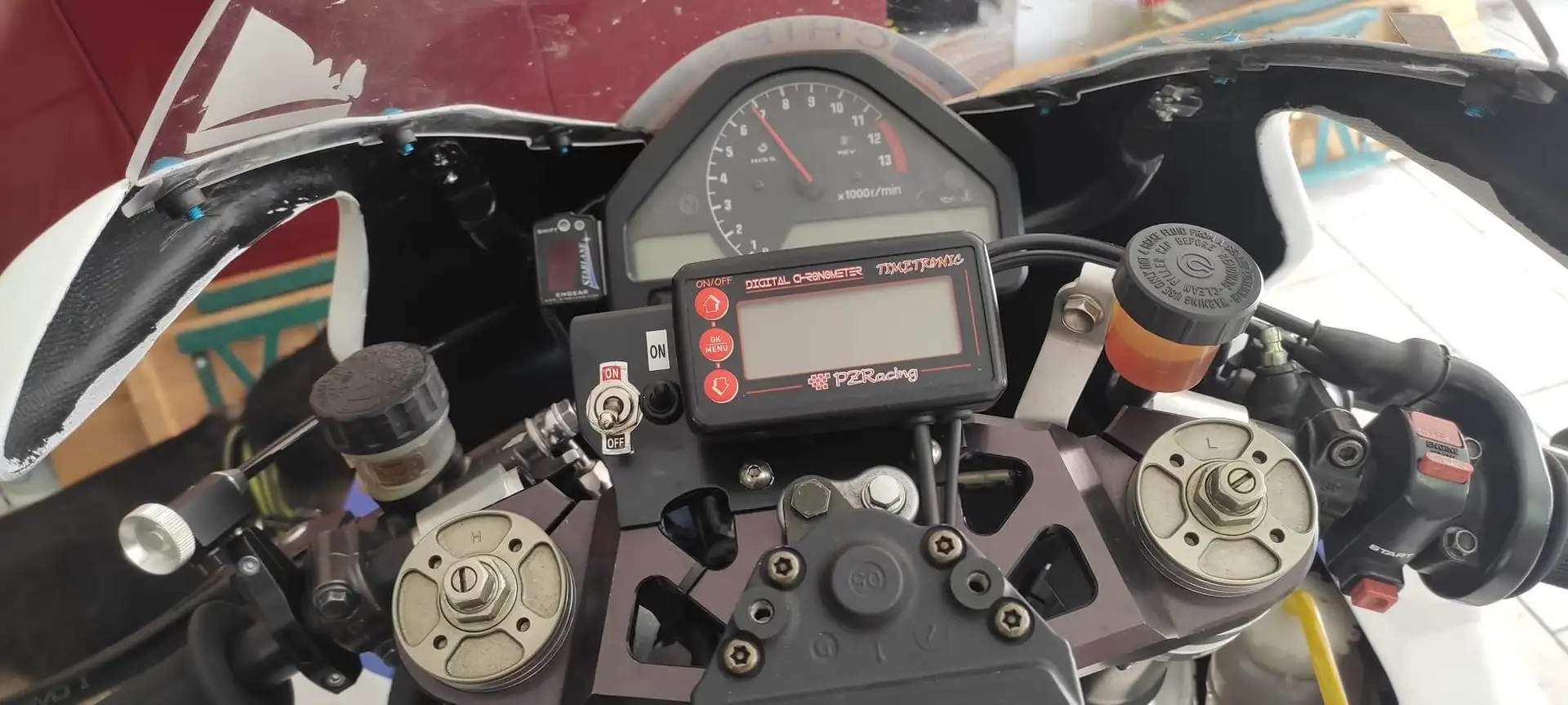 Honda CBR 1000 ex CIV solo pista Fehér - 2
