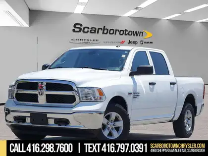White 2023 RAM 1500 Pickup Truck Four-Wheel Drive 8-Speed Automatic