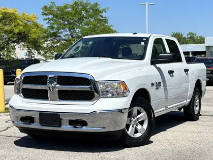 White 2023 RAM 1500 Pickup Truck Four-Wheel Drive 8-Speed Automatic
