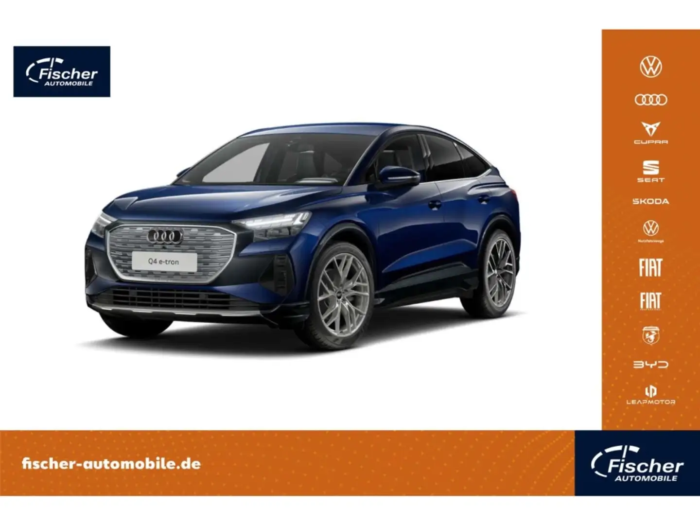 Audi Q4 e-tron Sportback Blau - 1