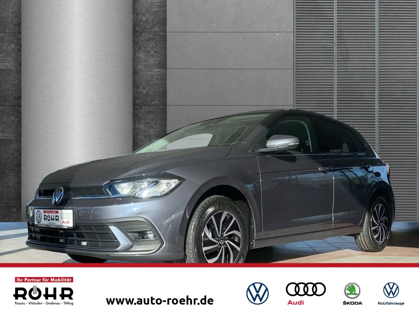 Volkswagen Polo Life (PDC.SHZ.LED.FRONT + LANE ASSIST) 1.0 TSI Grau - 1