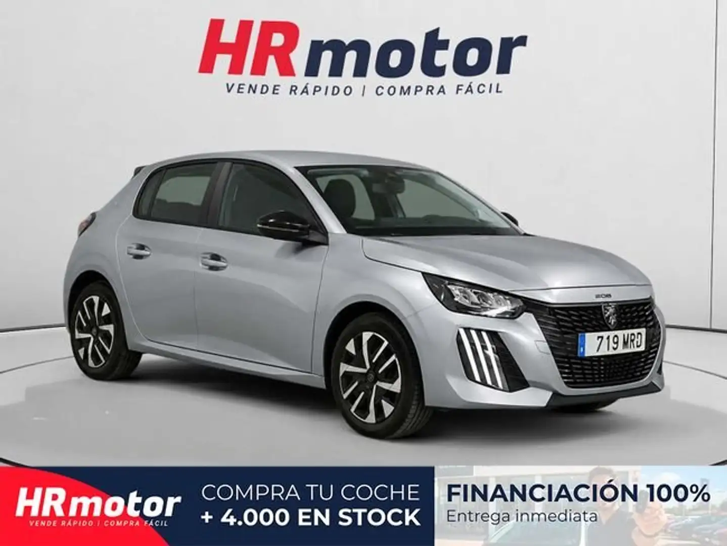 Peugeot 208 1.2 Puretech S&S Active 75 Gris - 1