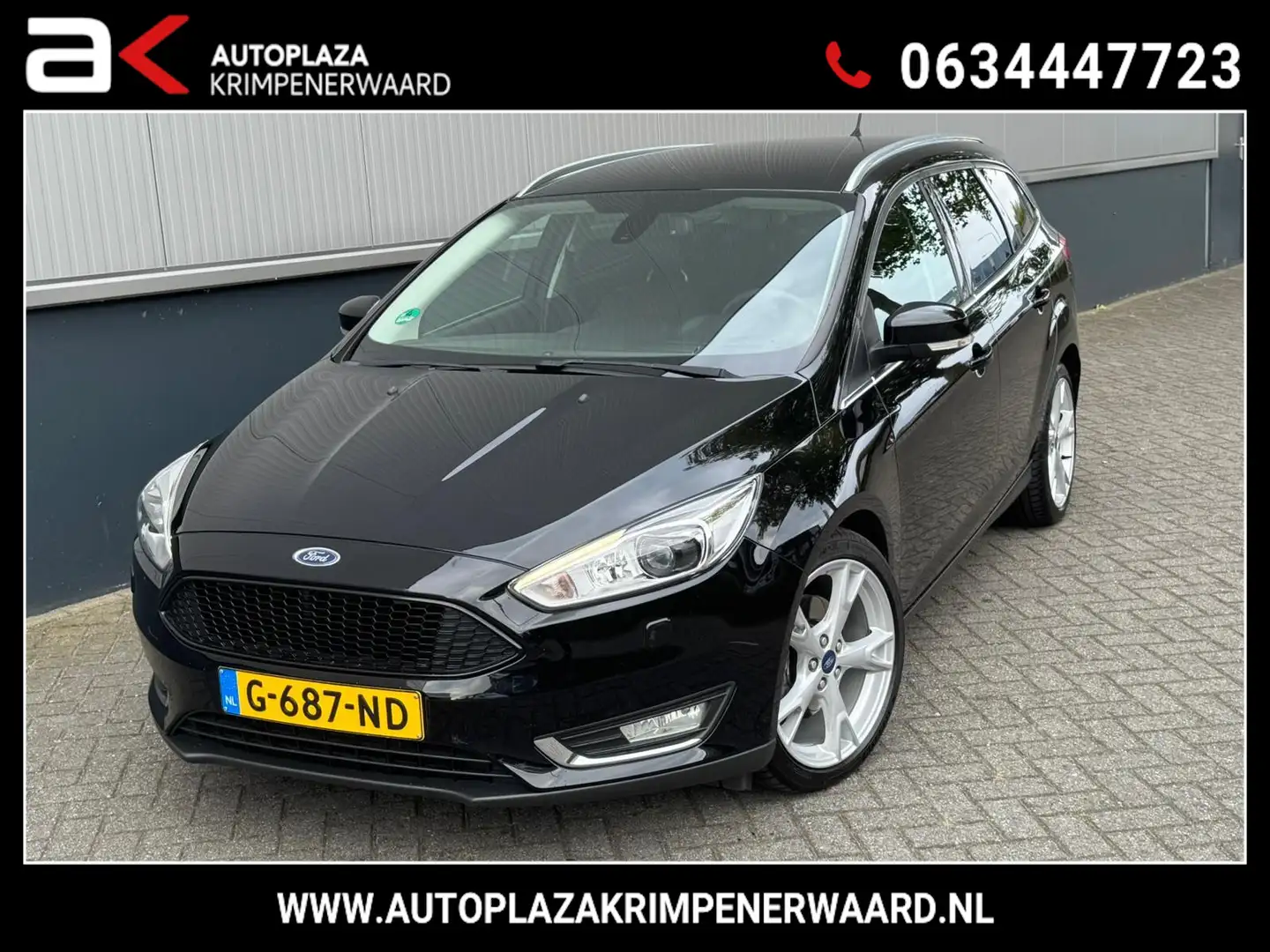 Ford Focus Wagon 2.0 TDCI Titanium camera cruis controle Noir - 1