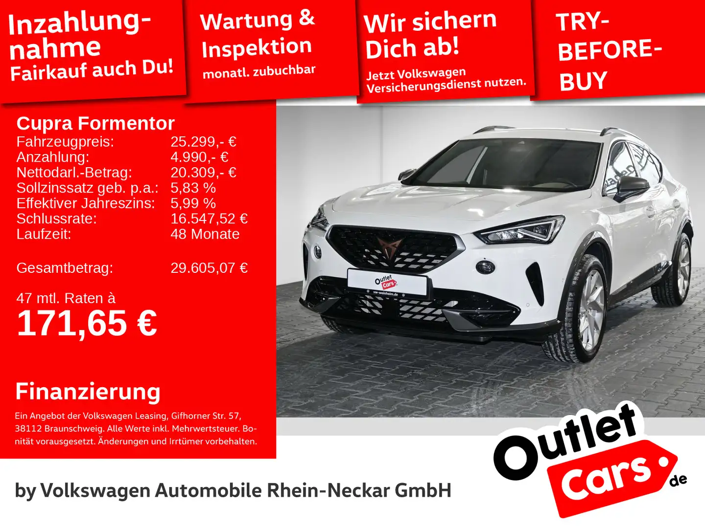 CUPRA Formentor 1.5 TSI DSG LED Kamera Navi uvm Weiß - 1