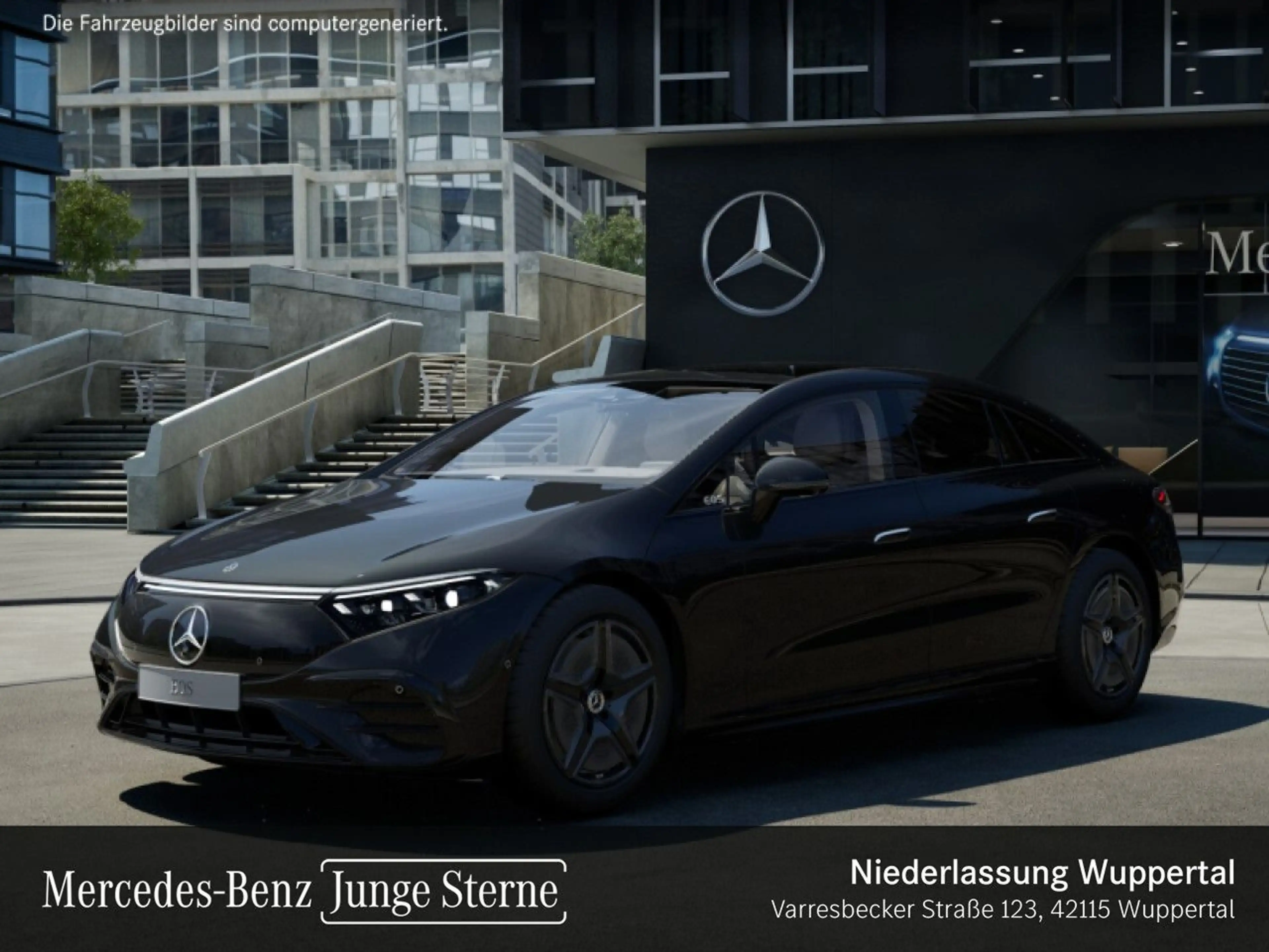 Mercedes-Benz EQS 450 AMG Fahrass WideScreen Airmat Pano Distr. — photo 14