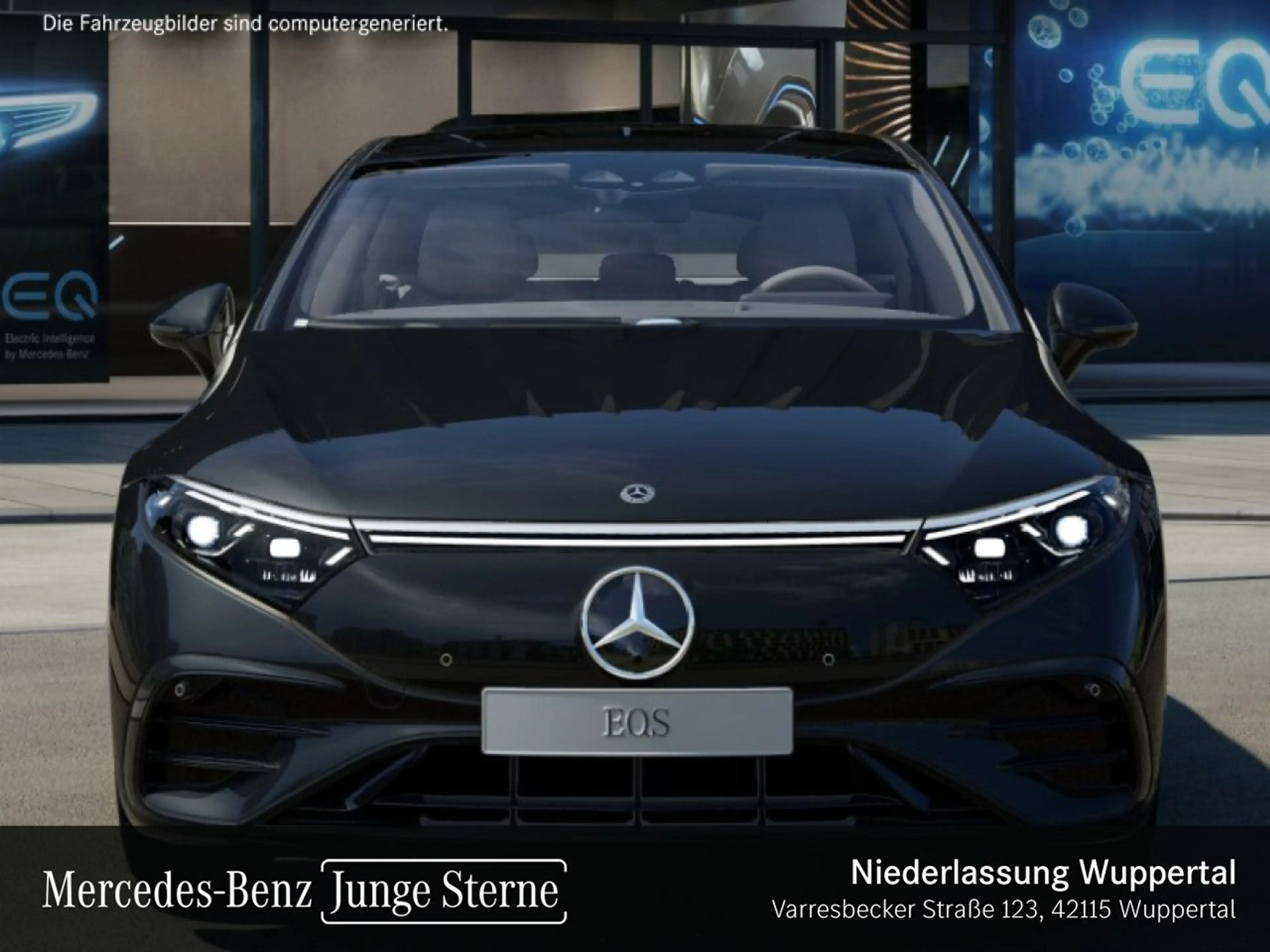 Mercedes-Benz EQS 450 AMG Fahrass WideScreen Airmat Pano Distr. — photo 8
