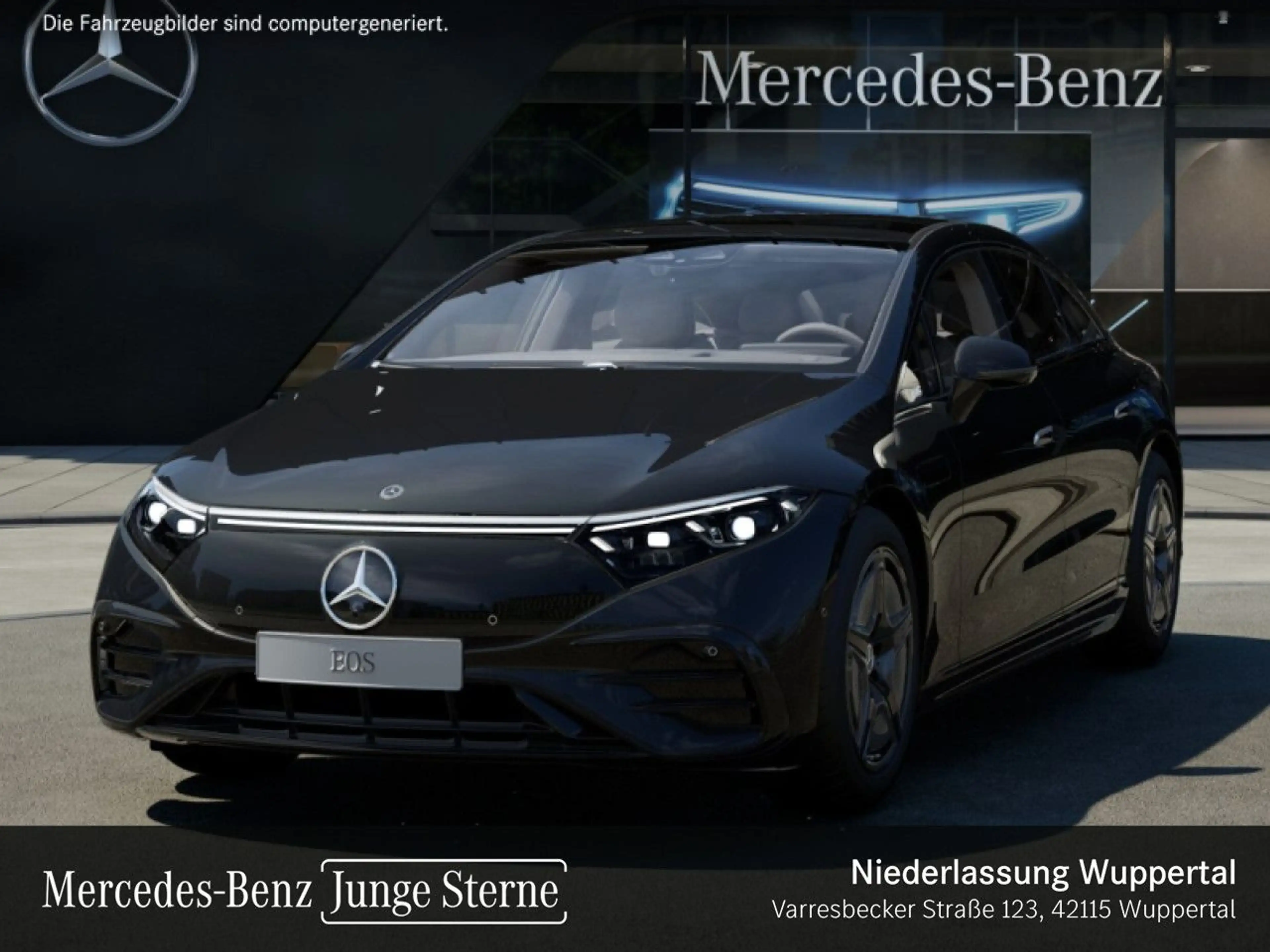 Mercedes-Benz EQS 450 AMG Fahrass WideScreen Airmat Pano Distr. — photo 2