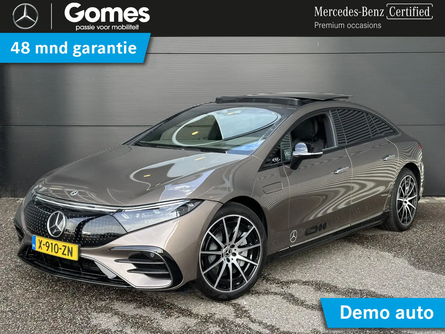 Mercedes-Benz EQS 450+ | Hyperscreen | AMG | Panoramadak | | Premium Hnědá - 1