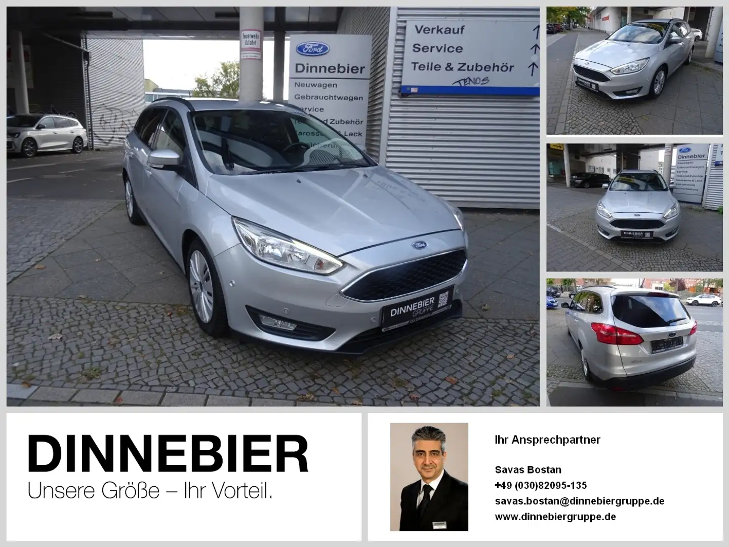 Ford Focus Business W-Paket SHZ Silber - 1
