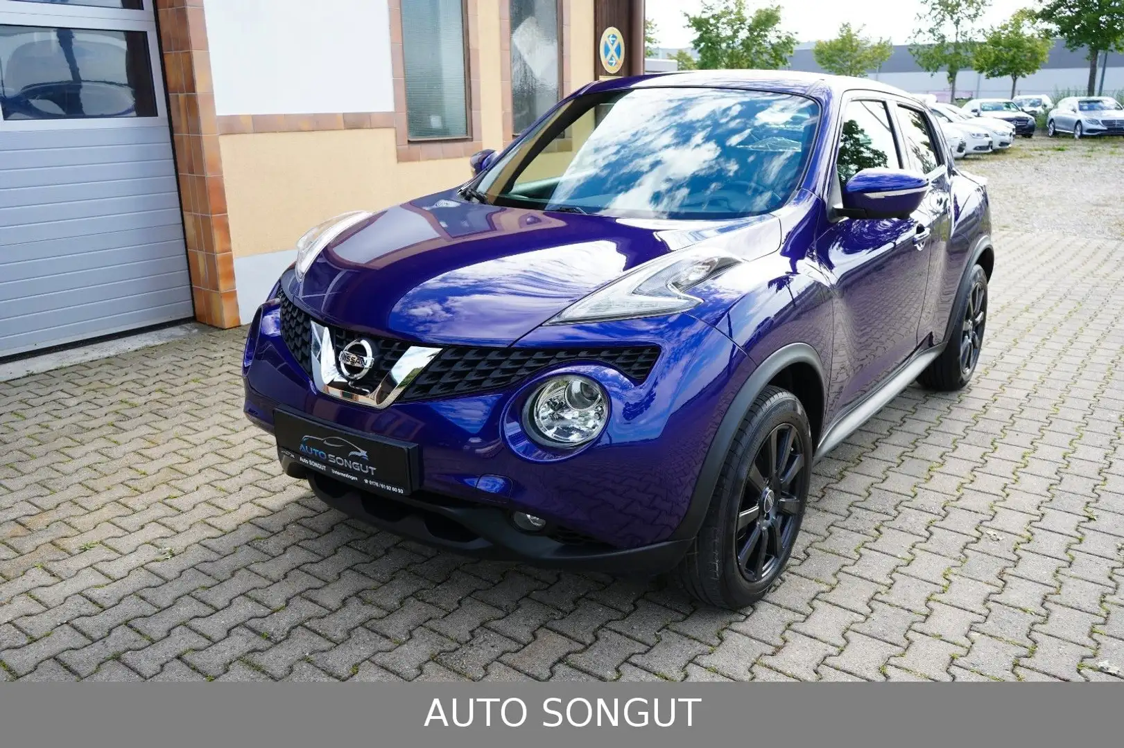 Nissan Juke Acenta Automatik*NAVI*PANORAMA*KAMERA 360* Bleu - 1