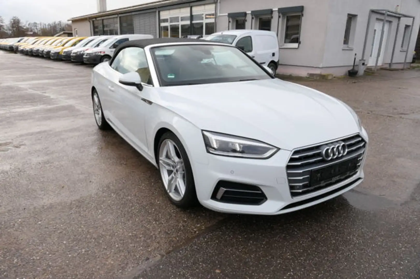 Audi A5 Cabriolet 40 TFSI S line Sport-Paket KLIMA Blanc - 2