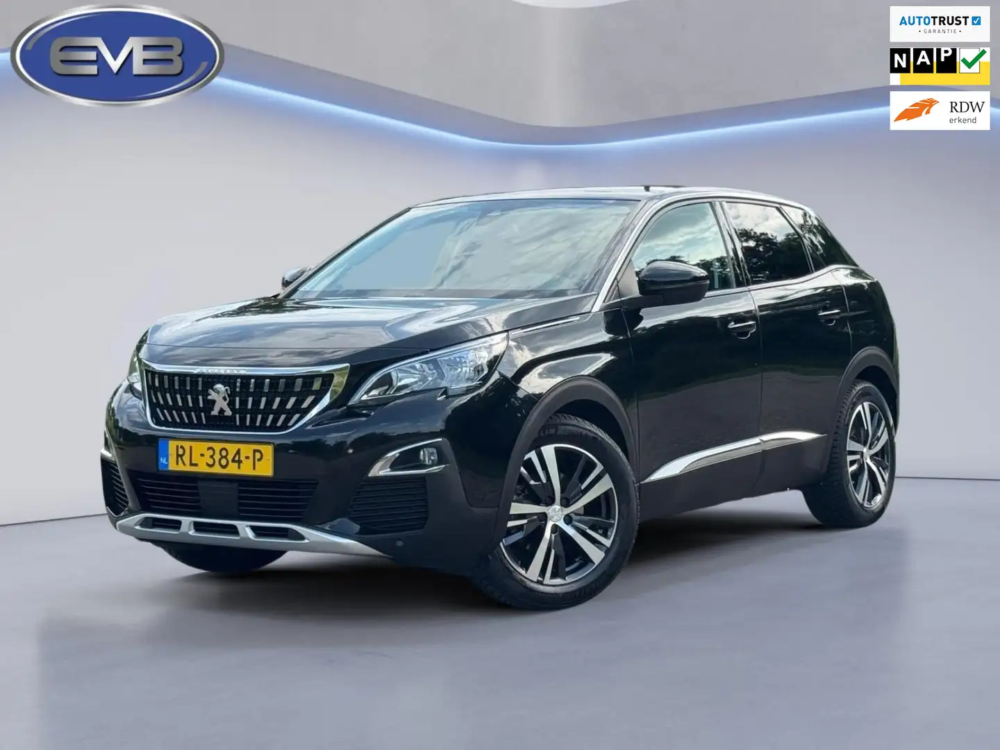 Peugeot 3008 1.2 PureTech AUTOMAAT Allure, vele opties, distrib Black - 1