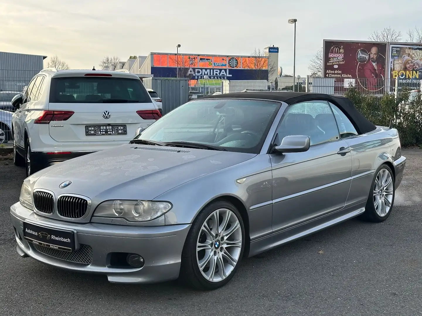 BMW 330 CD Cabrio M-PAKET-TOP ZUSTAND-1-HAND Gris - 1