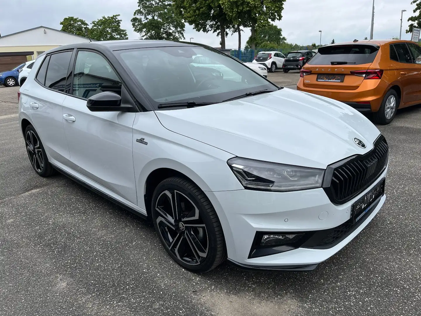 Skoda Fabia 1,0 TSI*Monte Carlo*Navi/18-Zoll Alu/1.Hd. Blanc - 2