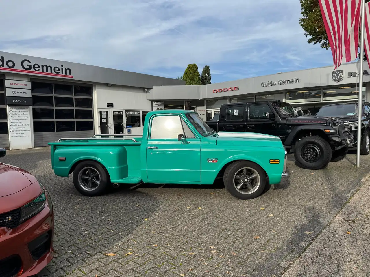 Chevrolet C10 Sidestep V8 Pick-Up Top Zustand H-Zulassung, foto 3