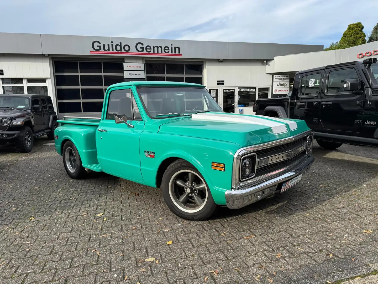 Chevrolet C-10 Sidestep V8 Pick-Up  Top Zustand H-Zulassung Zelená - 2