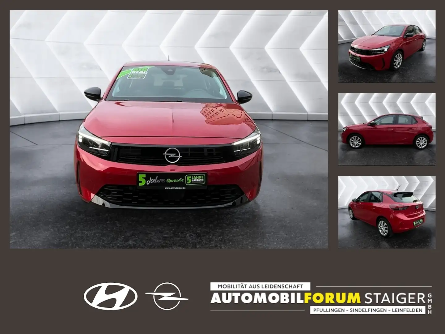 Opel Corsa F 1.2 5 Jahre Garantie BigDeal Rosso - 1