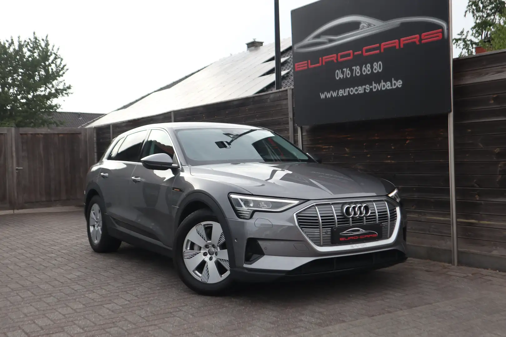 Audi e-tron 71 kWh 50 Quattro /1 ste eig /leder/360°/MEMORY Grijs - 1